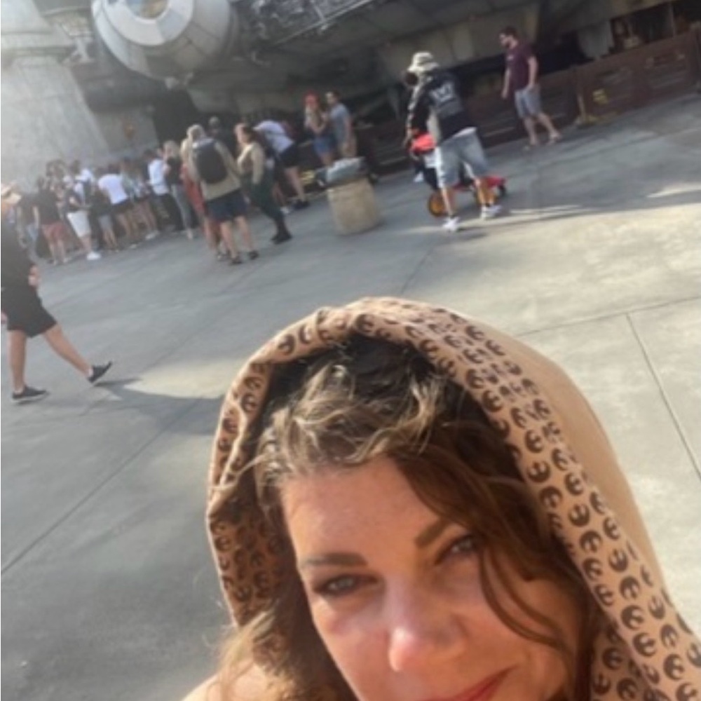 Brown and Tan Hooded Star Wars Jedi Dress - Picture 9 of 9